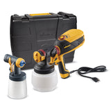 Wagner Spraytech 0529010 FLEXiO 590 Handheld HVLP Paint Sprayer, Sprays Most Unthinned Latex, Includes Two Nozzles iSpray & De