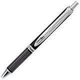 Pentel Retractable EnerGel Gel Pens, Metal Tip, 0.7mm, Black Ink (BL407AA)