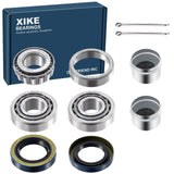 XiKe 2 Set Fits 3/4 inch Axles Trailer Wheel Hub Kit, Include LM11949/LM11910 Bearings, 11174TB Seal, OD 1.78 Dust Cover and Cot