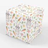 Stesha Party Bunny Rabbit Gift Wrapping Paper Folded Flat 30 x 20 Inch (3 Sheets)