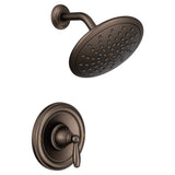 Moen Brantford Oil Rubbed Bronze Shower Trim Kit, featuring EcoPerformance Wide Rain Shower Head and Traditional Shower Lever H