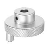 HARFINGTON Aluminum Alloy Handwheel 50mm OD 10mm Bore Lathe Hand Wheel with Rotate Handle Aluminum Milling Machine Handle with W