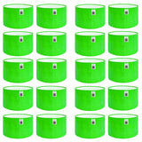 Anandi GreenS Premium Hdpe Uv Protected 260 Gsm Round Green Colour Plant Grow Bag, Suitable For Terrace And Vegetable Gardening