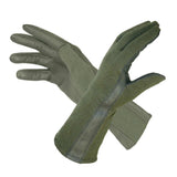 M MCGUIRE GEAR Nomex Summer Flight Gloves, Lightweight Heat-Resistant Gloves for Pilots and Mechanics, (Sage Green, Size 9) - Ma