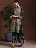 Libas Women'S Silk Blend Kurta Set (36996 Multicolour L