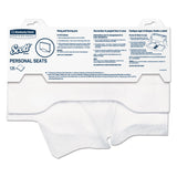Scott 07410CT Personal Seats Sanitary Toilet Seat Covers, 15Inch x 18Inch , 125/Pack, 3000/Carton