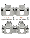 cciyu Front + Rear Brake Calipers With Bracket 18B5081 18B5080 18B5045 18B5044 For Chrysler 2008-2012 For Dodge 2008-2016 For Ra