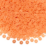 5000pcs Light Orange Clay Beads Polymer Clay Heishi Flat Round Spacer Beads for Bracelets Earring Necklace Making DIY Handmade C