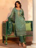 Libas Women'S Chinon Kurta Sets (99069O_Green_M)