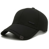 Aepigo Hat For Men Woman Sports Cap Sun Hat Quick Drying Soft Polyester Fiber Adjustable For Men And Women Black