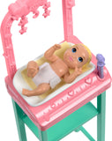 Barbie Baby Doctor With Brunette Fashion Doll Wearing Pink Scrubs, 1 Baby Doll With Accessories & Furniture