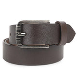 Wizara Genuine Leather Formal Belt For Men | Belts For Men Leather Original | Brown Pin Buckle Belt For Men Formal | Office Busi