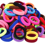 120 Pcs Baby Hair Ties,??otton Toddler Hair Ties for Girls and Kids,??ulticolor Small Seamless Hair Bands Elastic Ponytail Holde