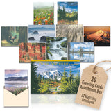 Leanin Tree Pacific Northwest Stationary Blank Cards And Envelopes, Stunning Scenic Blank Note Cards With Envelopes 5x7, Art Wol