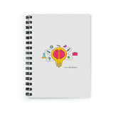 Plan To Gift Notebook A5 Plain Brain Notebook Wire Bound Spiral Printed Pages:160 (Size A5)