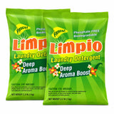 Theochem Limpio Powder Laundry Detergent, Fresh Scent, 2.2 lb, 2Pack