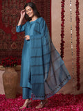 Gosriki Women'S Rayon Viscose Solid Straight Kurta With Pant & Dupatta (Raja Saab Light Blue-Vks14-Gs_5Xl_Light Blue_Xxxxx-Large),Light Blue,5,B0DV4F25LN