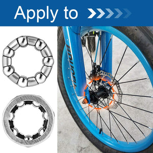 Jaceyon Bicycle Bearing 3/16 x 7 Bike Wheel Bearings Retainer, Replacement Bike Parts 4Pcs Repair Accessories for Bike Front R