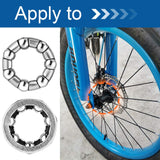 Jaceyon Bicycle Bearing 3/16 x 7 Bike Wheel Bearings Retainer, Replacement Bike Parts 4Pcs Repair Accessories for Bike Front R