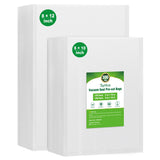 Syntus Vacuum Sealer Bags for Food, 300 Quart 8 x 12 and Pint 6 x 10 Commercial Grade PreCut Bag, BPA Free Food Vac Bags for Sto