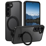Casehas for Samsung Galaxy S23 Plus Case,with Magnetic Invisible Stand [Military Drop Protection] [Compatible with MagSafe] Shoc