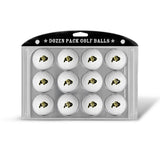 Team Golf NCAA Colorado Buffaloes Golf Balls, 12 Pack Dozen Regulation Size Golf Balls, 12 Pack, Full Color Durable Team Imprint