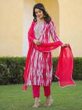 Gosriki Women'S Rayon Blend Printed Straight Kurta With Pant & Dupatta (Kirkatu Pink-Gs_M_Pink_Medium),Pink,,B0CYGWLRWB
