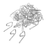 DIYEAH 30pcs Metal Curtain Hooks for Pinch Pleat Drapes Drapery Rings Easy Installation