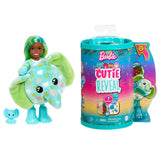 Barbie Cutie Reveal Chelsea Small Doll, Jungle Series Elephant Plush Costume, 7 Surprises Include Mini Pet & Color Change