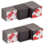 160 Mil Strong Magnets with Adhesive Backing(Each Square 3/4 x 3/4) for Heavy Duty Items,Peel and Stick Self Sticky Magnets (36P