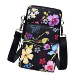 Enakshi Small Mobile Phone Bag Lightweight Adjustable Strap Women Ladies Travel Multi Flower |Clothing, Shoes & Accessories | Wo