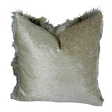 Plutus Brands Plutus Alaskan Hawk Handmade Throw Pillow, 16 X 16, White Gray Beige