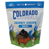 Colorado Naturals Beef Jerky Chips Dog Treats, 6 oz - All-Natural, Made in USA, No Fillers or Preservatives - Great for Muscle D