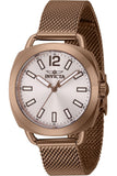 Invicta Ladys Wildflower 32mm Stainless Steel Quartz Watch, Brown (Model: 46340)
