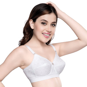 Trylo Kch Chikan 42 White H - Cup,WHITE,42,B0B2MTXBPM