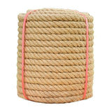 Jute Rope(4/5inchX100ft) Twisted Hemp Rope for Crafts, Landscaping, Home D cor, Tug of War Ropes,Swing,and Gardening, Strong, a