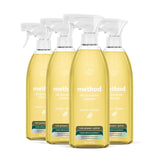 Method All-Purpose Cleaner, Lemon + Freesia, 28 fl oz, 4 pack