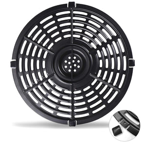 Air Fryer Grill Pan, 8.1 ' ' Round Air Fryer Accessories Rack Replacement Parts Grill Crisper Plate Tray For Chefman 3.6Qt Ultre