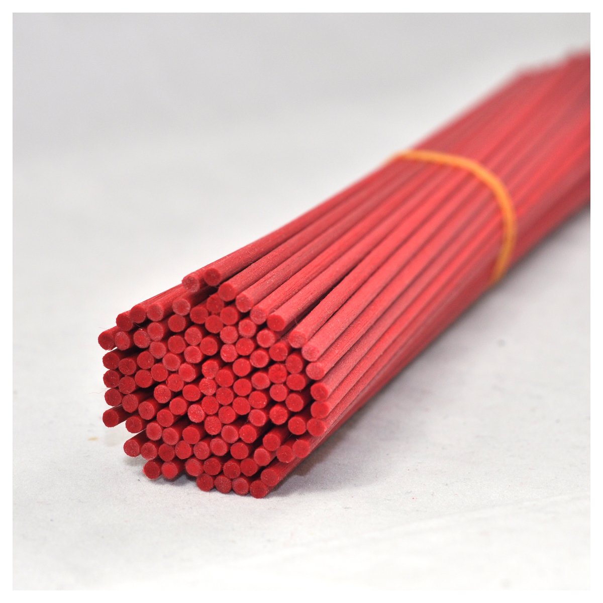 100 Pieces Fiber Reed Diffuser Replacement Refill Sticks (12 x 3mm, Red)