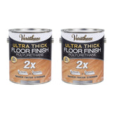 Varathane 298272-2PK Ultra Thick Floor Finish Polyurethane, Gallon, Gloss Clear, 2 Pack
