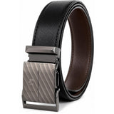 Usl Artificial Leather Belt For Men With Army Buckle (40, Black H)