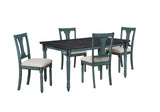 Powell Company Powell Willow 5pc Teal Dining Set
