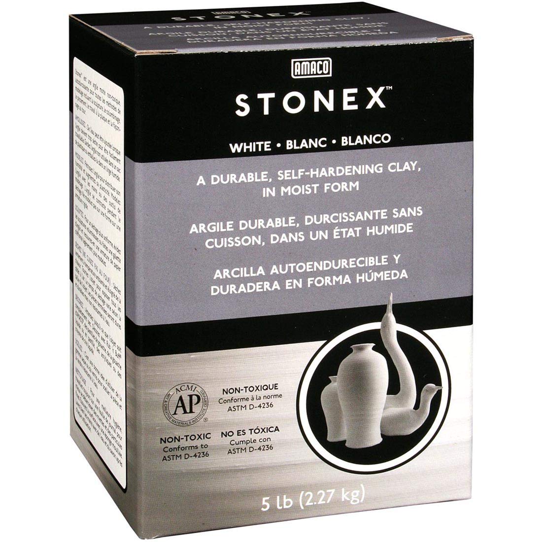 Amaco Stonex™ Self-Hardening Clay, 5 Lbs.