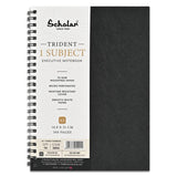 Scholar Trident Subject Notebook 70 GSM One Subject Notebook with Sectioned Pages | Premium Writing Paper | Durable Binding |