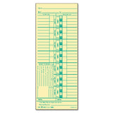 TOP1252 Time Card for Acroprint and Lathem