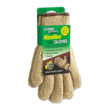 Master Manufacturing CleanGreen Microfiber Dusting Floves, 1 Pair (Pack of 1), Beige