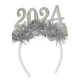 Enakshi 2024 Happy New Year Headband Hair Accessory for Carnival Birthday Masquerade silver|Clothing, Shoes & Accessories | Wome