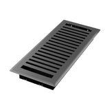 Imperial RG3445 Montezuma Decorative Floor Register, 4 x 12Inch, Grey Granite