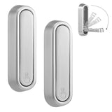 Dntorx Folding Coat Hooks, 2 Pcs Foldable Silver Wall Hooks Heavy Duty Foldable Hook Bathroom Towel Hooks Robe Hooks Wall Mounte
