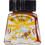 Winsor & Newton Drawing Ink, 14ml Bottle, Sunshine Yellow